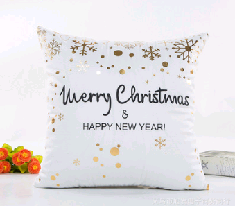 Bronzing exclusive Christmas pillowcase