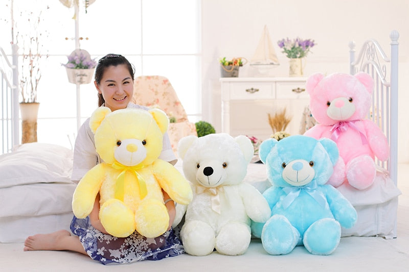 Oso De Peluche Con Luz LED De 50 CM