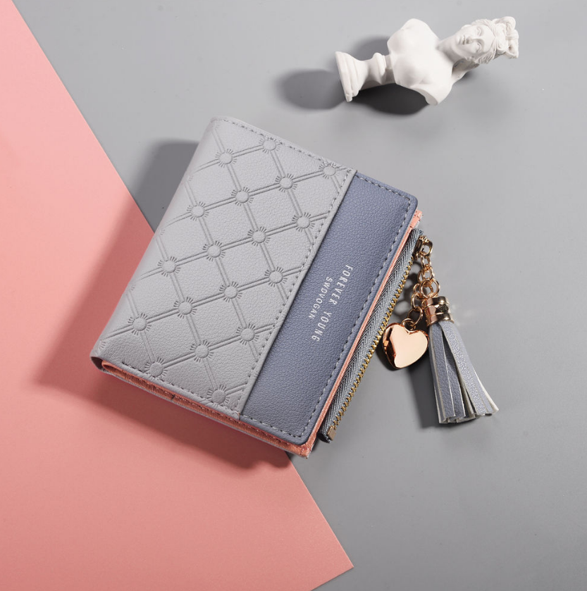 Contrast embossed zipper handbags