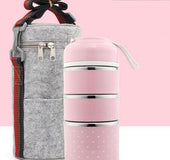 Lonchera Portátil De Acero Inoxidable