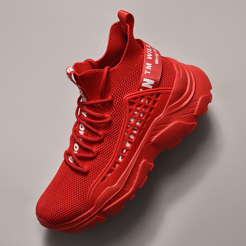 Men's sports casual shoes with socks