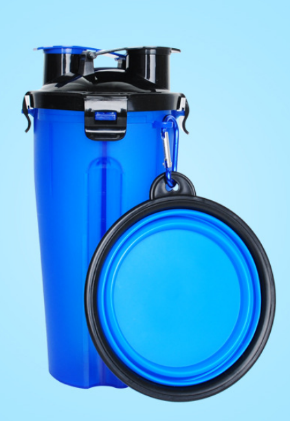 Agua Y Croquetas Portátil Para Pasear Perro