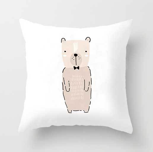Cute cartoon cat pillowcase