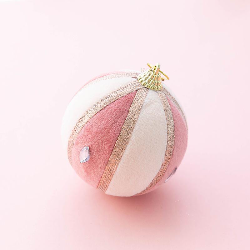 Christmas pink plush small pendant