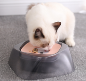 Diamond pet floating bowl detachable non-wet mouth water bowl