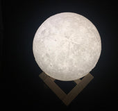 Rechargeable 3D Print Moon Lamp Custom