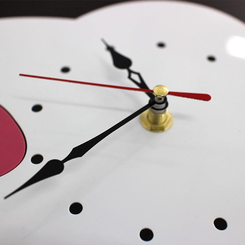 New Arrival Creative Balloon Owl Wall Clock Cartoon Acrylic Mute Children Bedroom Wall Clock Home Decor Christmas Gifts
