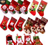 Christmas Decorations Santa Claus Socks Christmas Tree Pendant Christmas Socks Gift Bag Christmas Bag