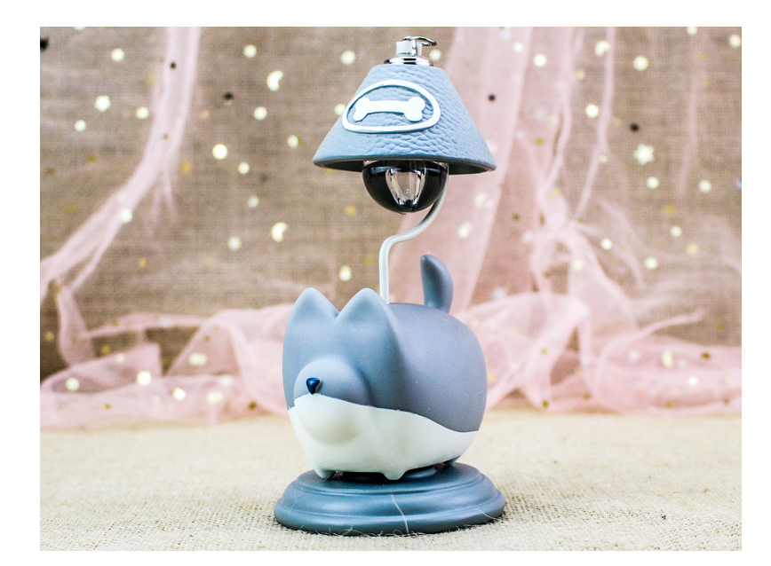 Cute tofu dog night light home decoration furnishings living room bedroom children room decoration creative