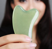 Beauty jade scraping