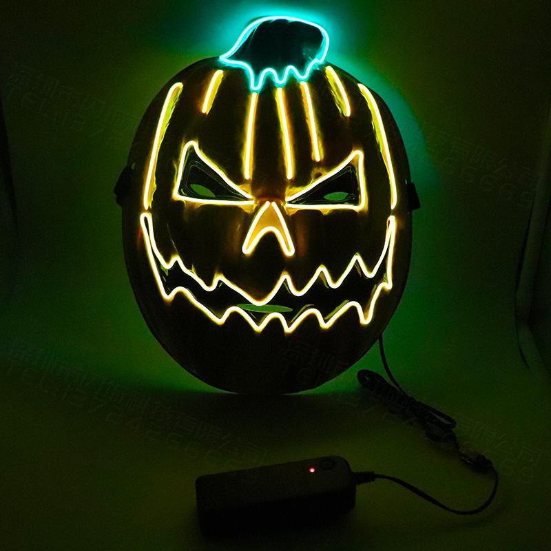 Halloween pumpkin head LED luminous mask