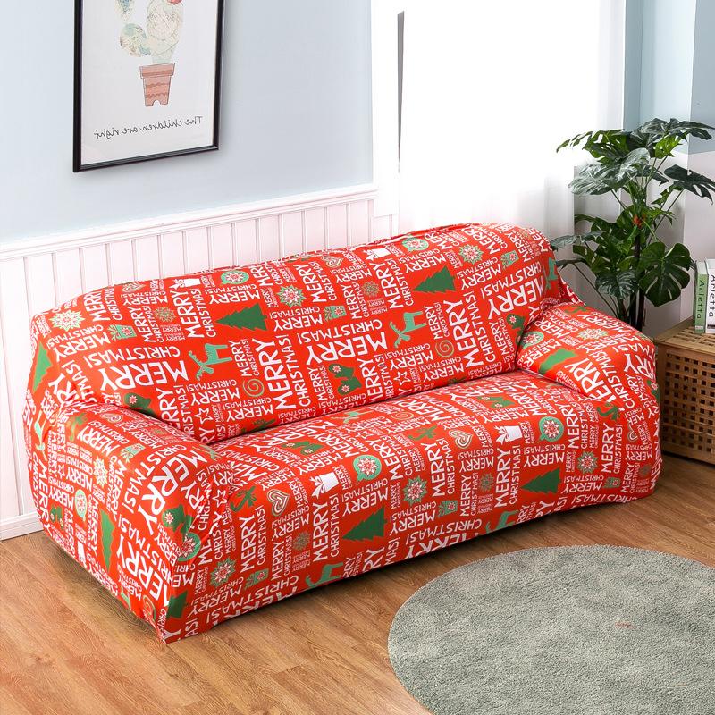 Christmas stretch tight all-inclusive full cover sofa cover