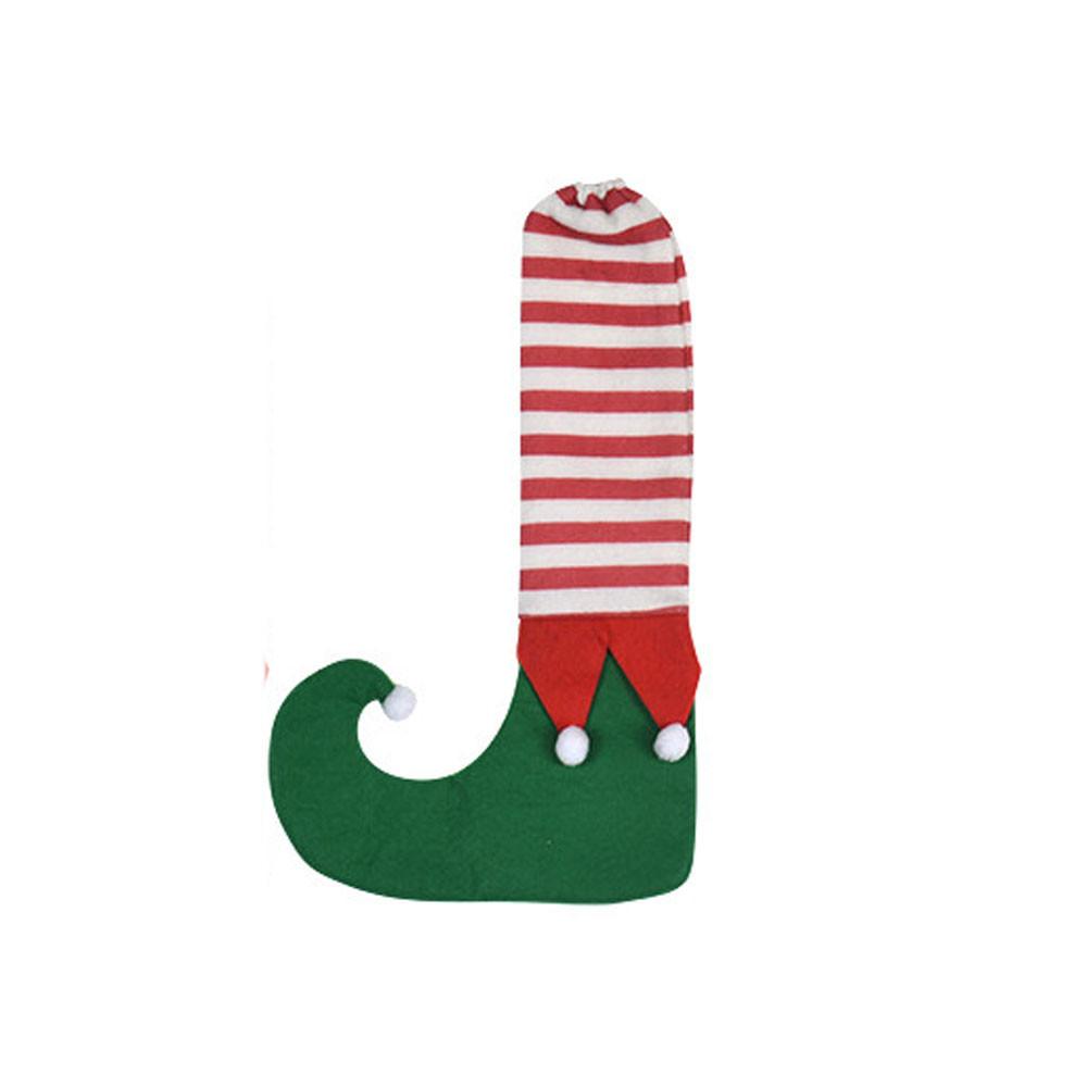 4 pieces as a set Christmas table foot cover
