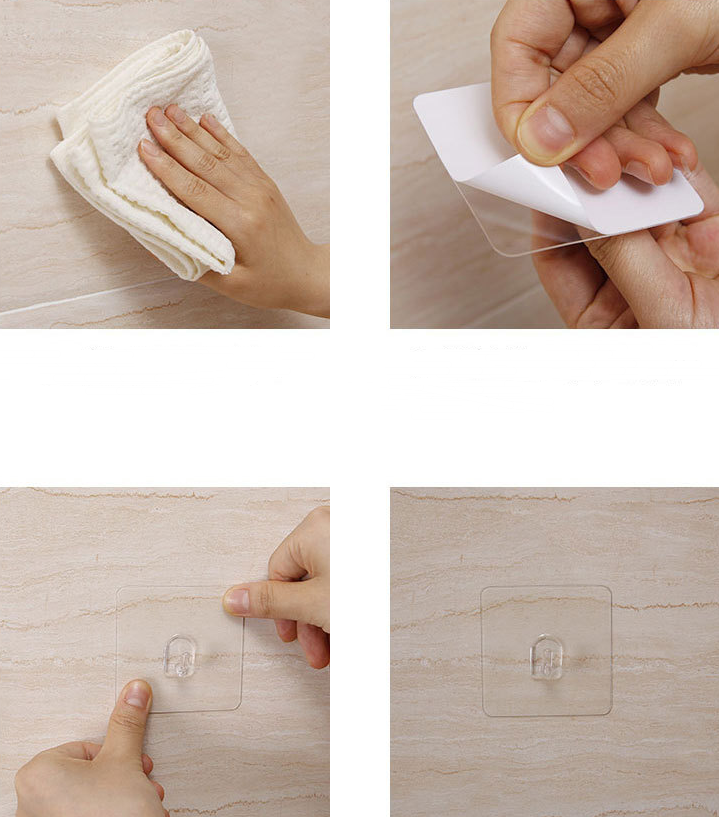 Reusable Anti-skid Traceless Hooks (10 PCS/SET)