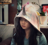 A lot of the same paragraph sugar baby tie dye unicorn hooded backpack shoulder bag creative school bag