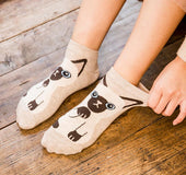 Breathable cotton socks