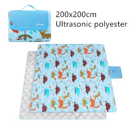 Leisurely Picnic Cushion Moisture-proof Cushion Outdoor Picnic Camp Beach Tent Cushion Waterproof and Thicker Lawn Cushion Picnic Cloth