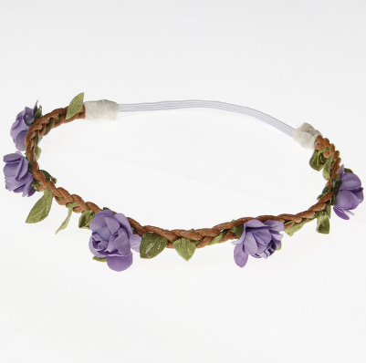 Children's woven rose hair band