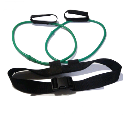 Leg muscle training rope