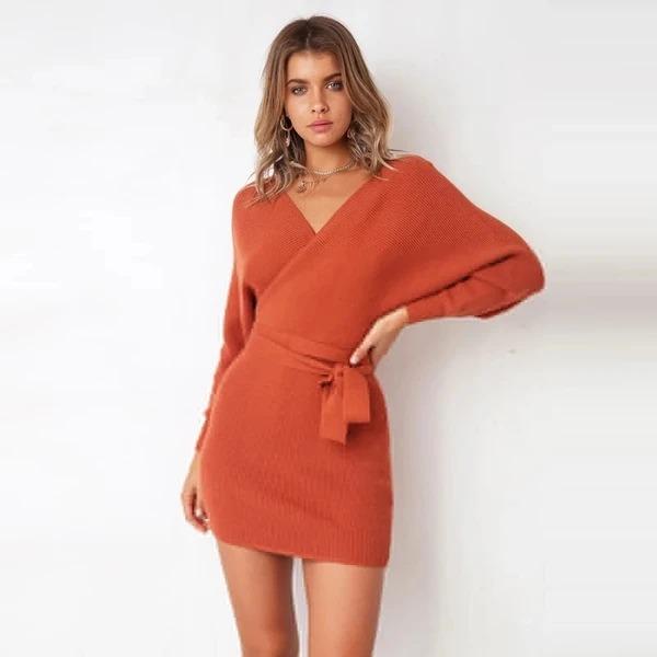 long-sleeved dress
