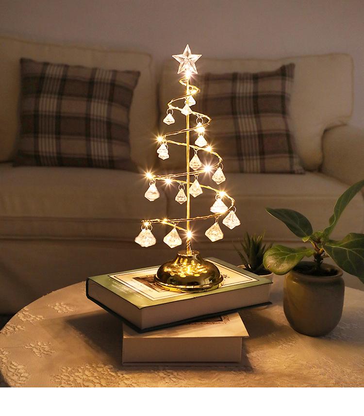 Gold Silver led christmas String light night light