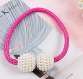 Magnetic Curtain Tiebacks Pearl Beads