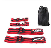 Limit blood flow training belt auxiliary strap