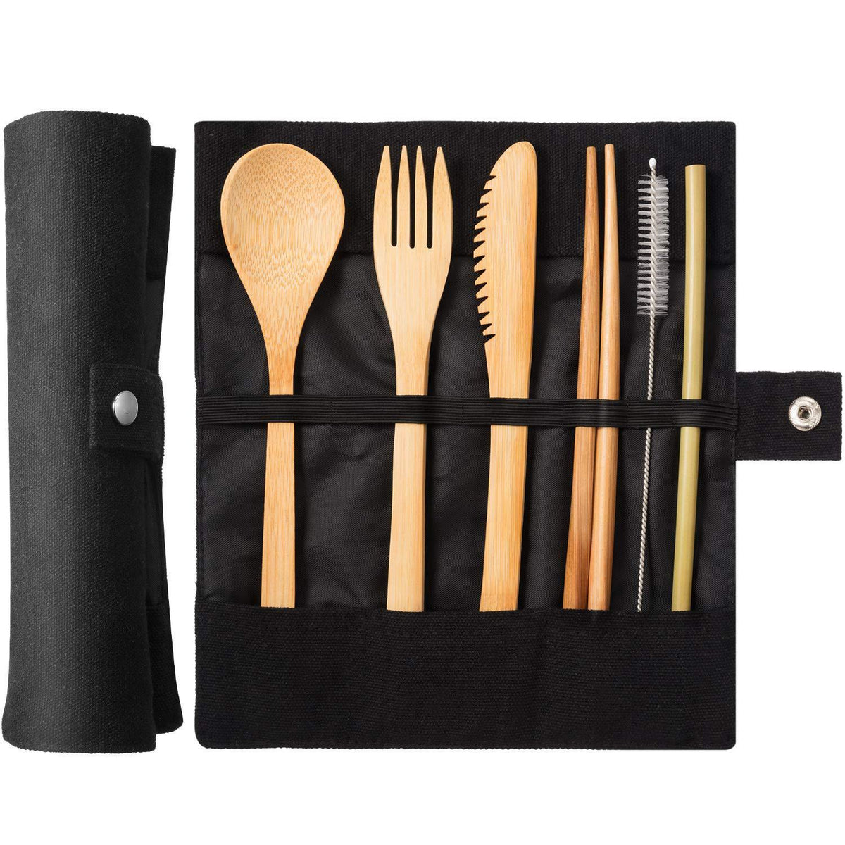 Bamboo cutlery set