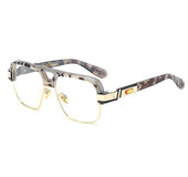 Sunglasses leopard half frame