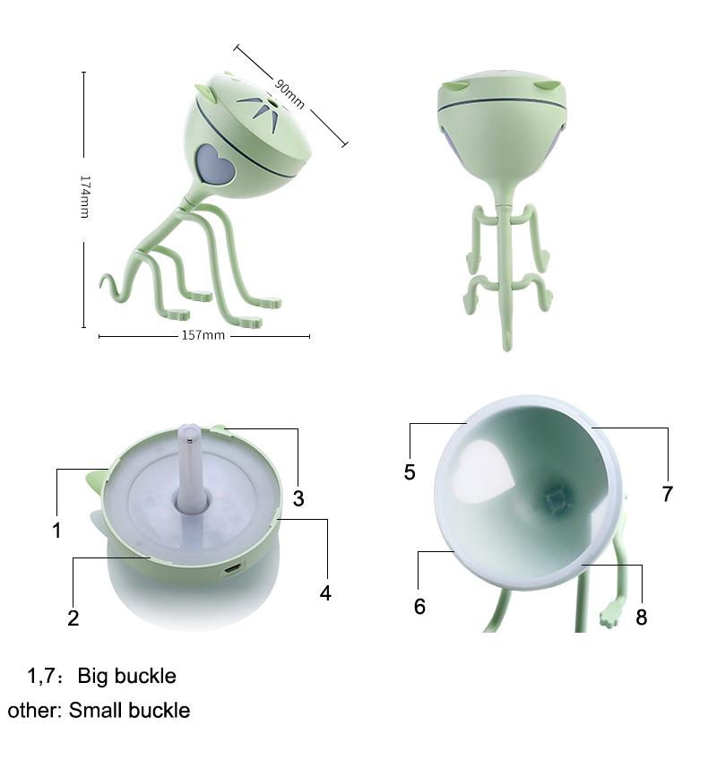 150ML Cat Ultrasonic Humidifier Aromatherapy Diffusers