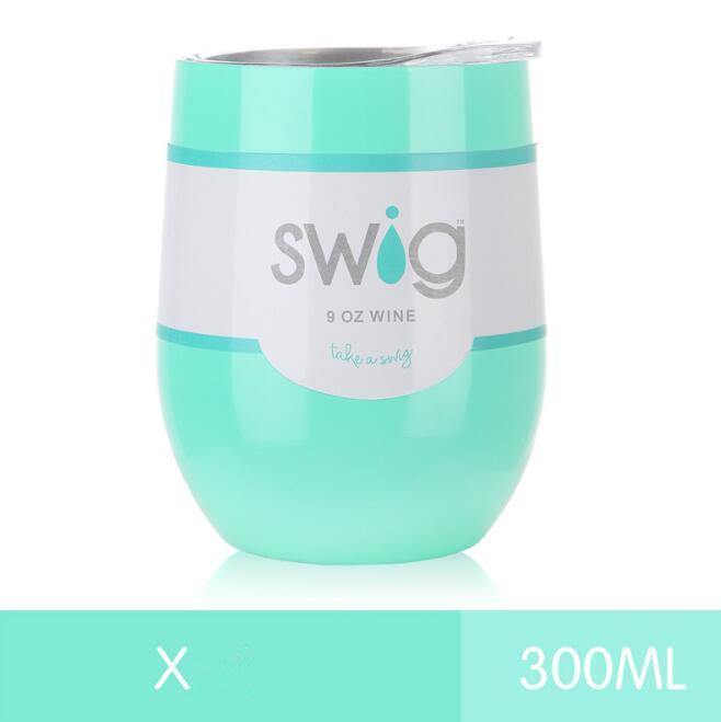 2020 hot drink cups 9 унц. the egg in the form of a 304 stainless steel drink Tumber mug lid wine beer vacuum thermos cup