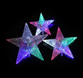 Christmas tree top five angle star LED decorating lamp