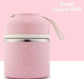 Lonchera Portátil De Acero Inoxidable