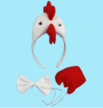 Children's Headband Animal Performance Cards Halloween Headband Dance Party Props Festival Party Chicken Hair Accessories
