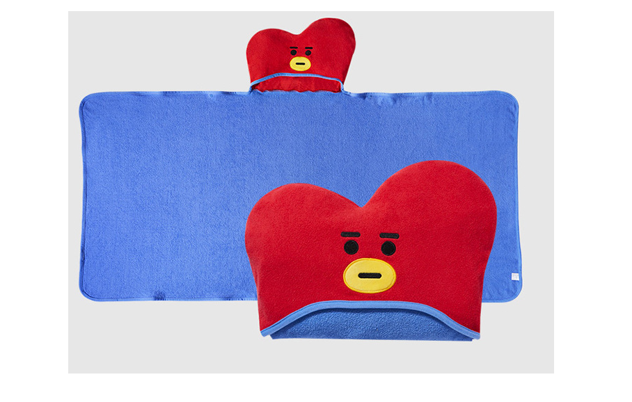Hooded bath towel cartoon