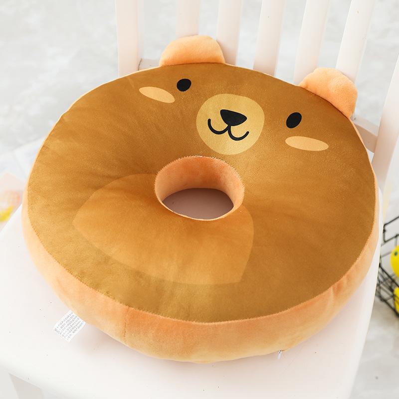 Donut cushion pillow cute back