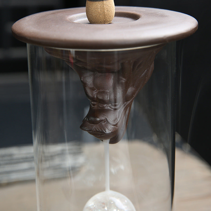 Purple sand lantern back incense burner