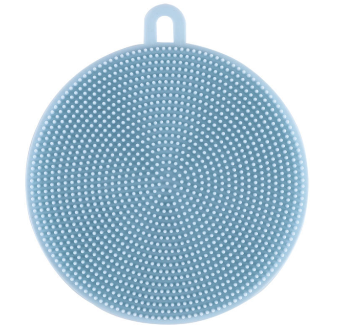 Silicone Dishwashing Sponge Scrubber Cleaning Brush Cleaning Cloth Dishwashing Pan Kitchen Washing Dishes