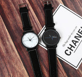 Creative simple ECG pattern trend belt lovers men and women students watch Fashion casual quartz watch