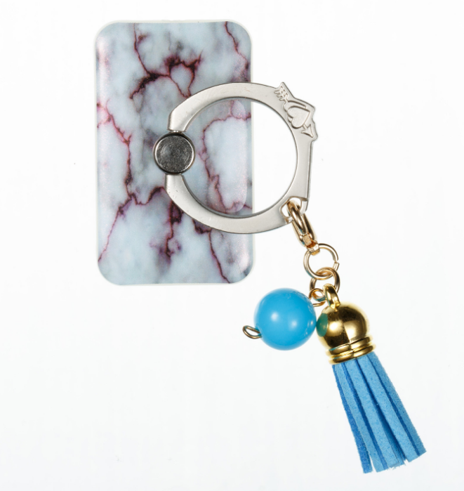 Paste creative lazy tassels metal painted finger ring bracket mobile phone