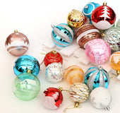 Christmas ball, bright ball, 6cm24, Christmas decorations, Christmas tree, Christmas tree decoration