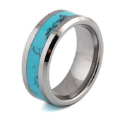 Blue Stone Carbide Ring