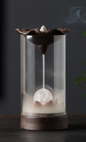 Purple sand lantern back incense burner