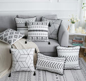 Simple pattern sofa pillowcase