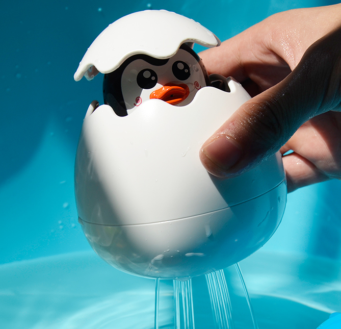 Bath toy raining cloud duck egg children's bathroom shower baby water toys