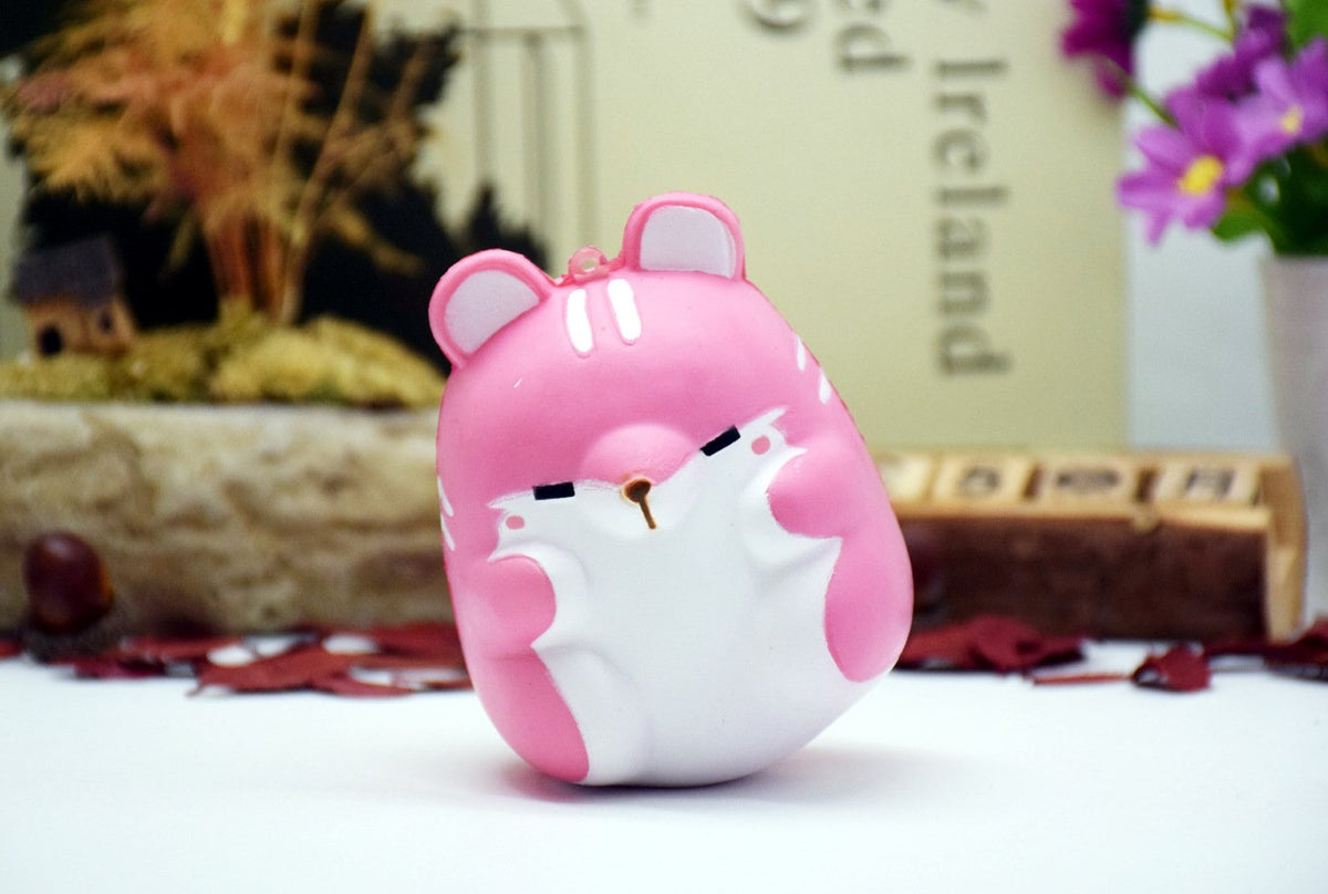 resinous cartoon hamster toy