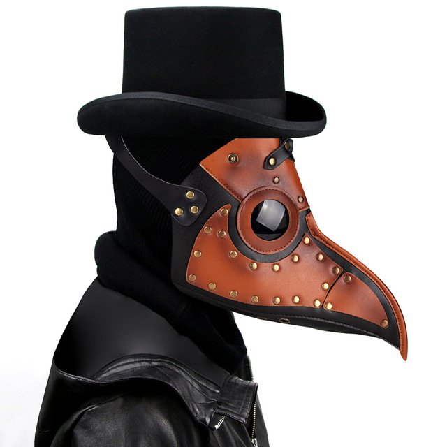 Steampunk plague beak Mask Halloween props