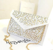 Hollow Out Chain Shoulder Crossbody Hand Bag