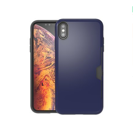 Card double layer mobile   silicone case  | IPhone