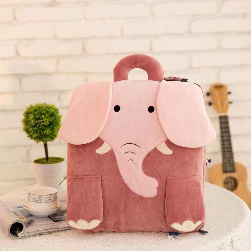 Cartoon pillow blanket plush toy